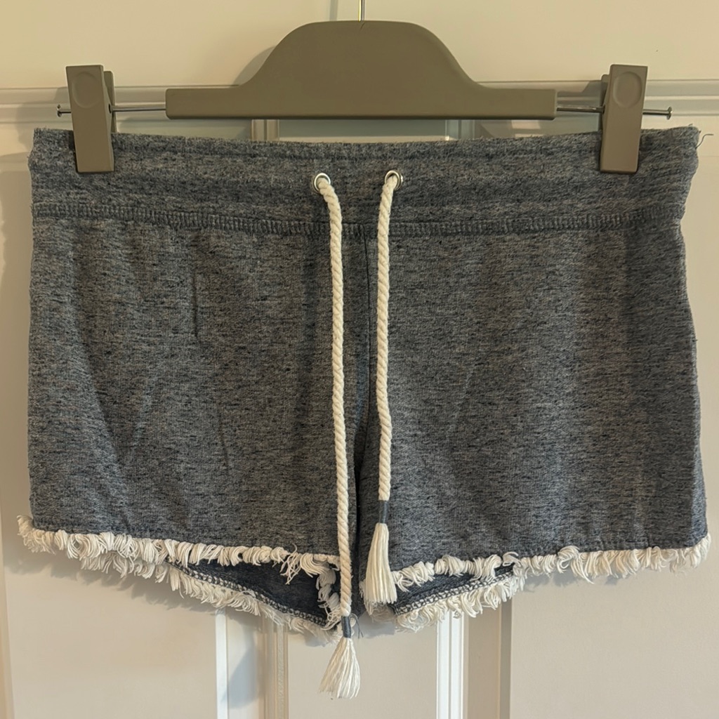 Nobo Blue And White Shorts With Drawstring